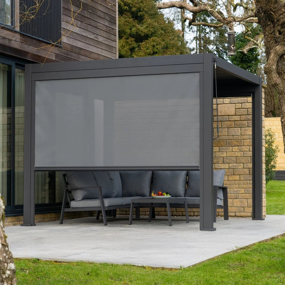 Titan Texteline Side Screen - in Grey