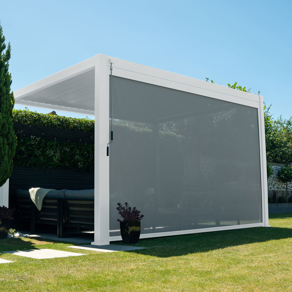 Titan Texteline Side Screen - in Grey