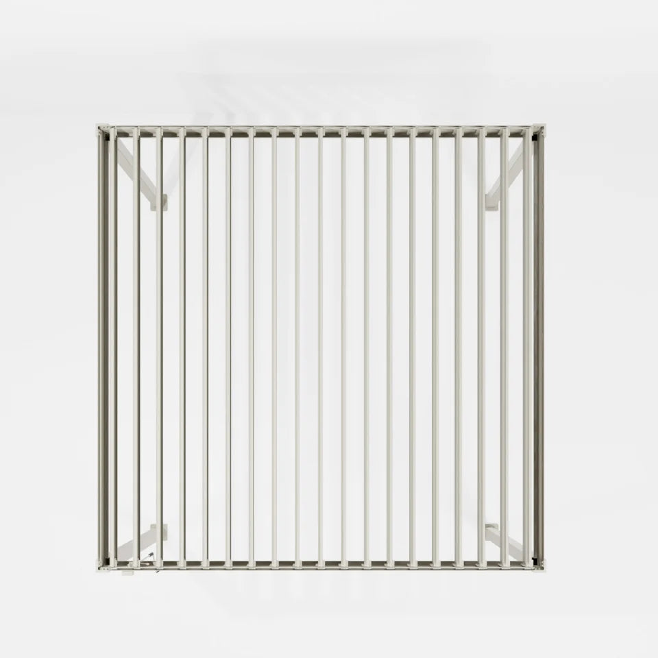 Proteus Lite Metal Pergola in Pebble - Free Standing