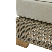 Capri Collection Outdoor Foot Stool - 4