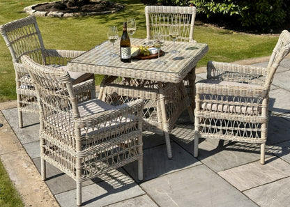 Provence Collection Outdoor 4 Seater Dining Set