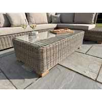 Capri Collection Outdoor Large Corner And Coffee Table Set - 2