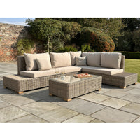 Capri Collection Outdoor Large Corner And Coffee Table Set - 1