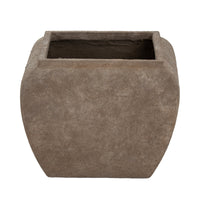 Umber Square Drum Set Of 2 Planters - 1