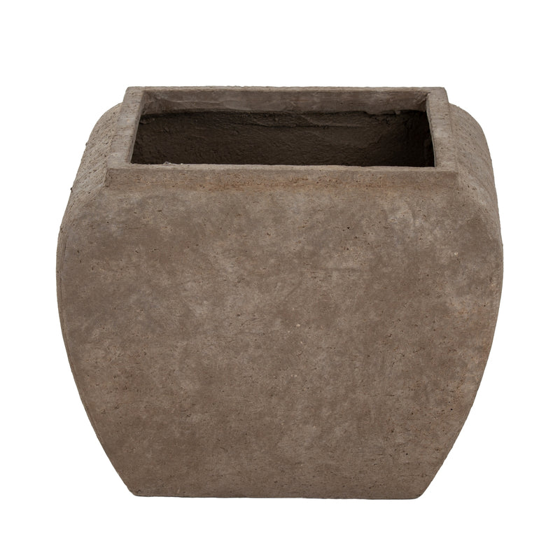 Umber Square Drum Set Of 2 Planters
