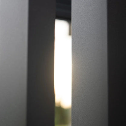 Titan Aluminium Vertical Louvre Side Panel - Single Panel in Grey