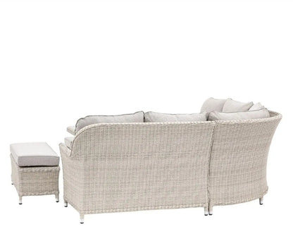 Holton Corner Square Dining Set with Fire Pit