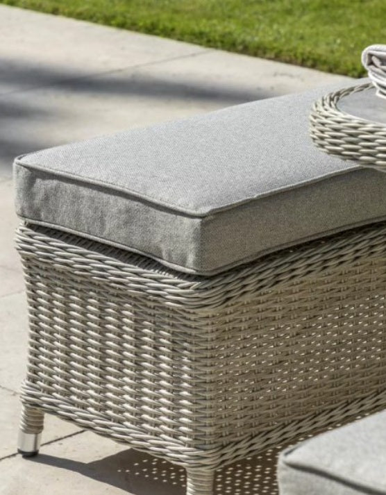Holton Corner Square Dining Set with Fire Pit