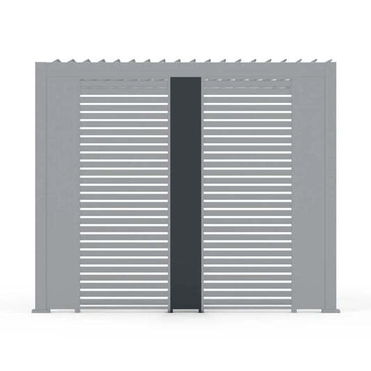 Titan Aluminium Cavity Single Wall Panel in Grey or Pebble