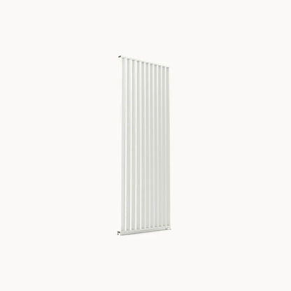 Titan Aluminium Vertical Louvre Side Panel - Single Panel in Grey