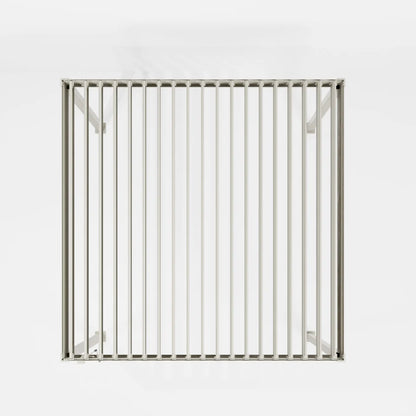 Proteus Lite Metal Pergola in Pebble - Free Standing