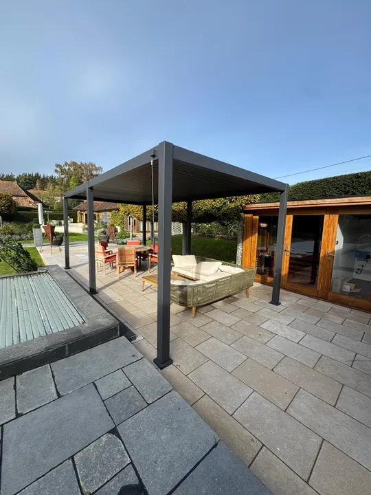 Eden Titan pergola installed by Eden Grove in Kent