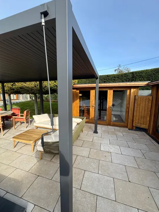 Eden Titan pergola installed by Eden Grove in Kent