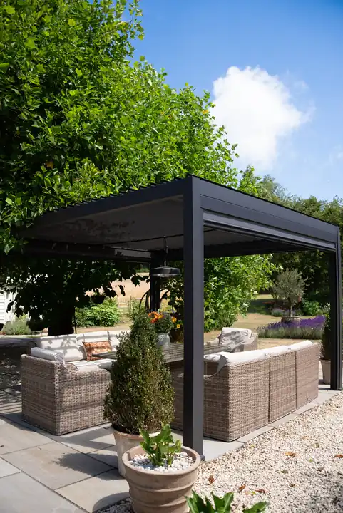 Eden Titan pergola installed by Eden Grove in Kent