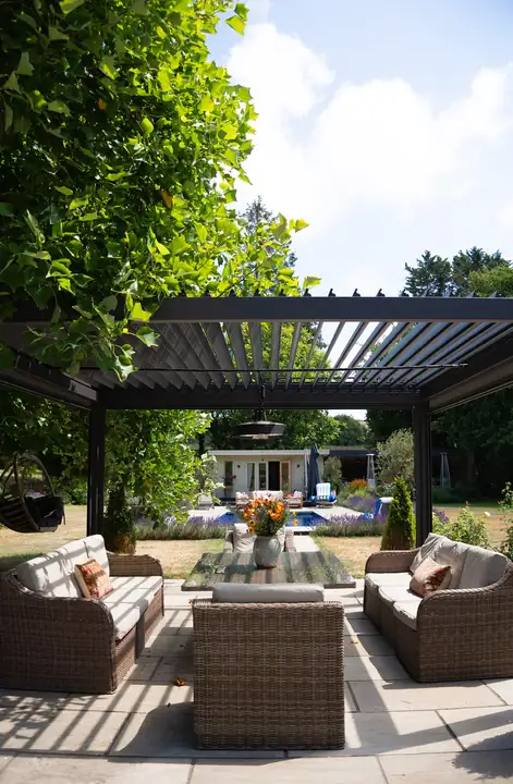 Eden Titan pergola installed by Eden Grove in Kent