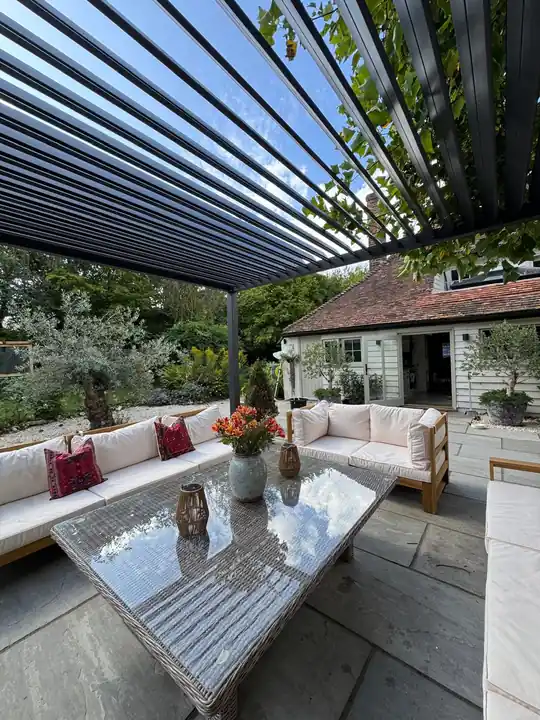 Eden Titan pergola installed by Eden Grove in Kent