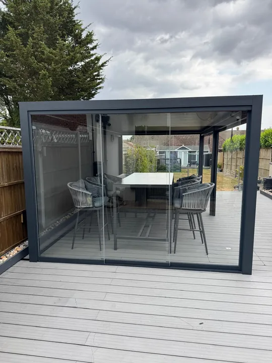 Morvelle pergola installed by Eden Grove, Sittingbourne
