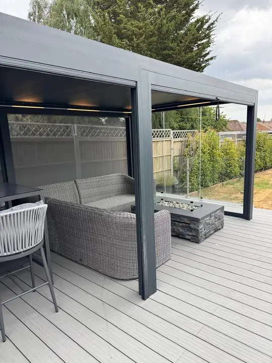 Morvelle pergola installed by Eden Grove, Sittingbourne