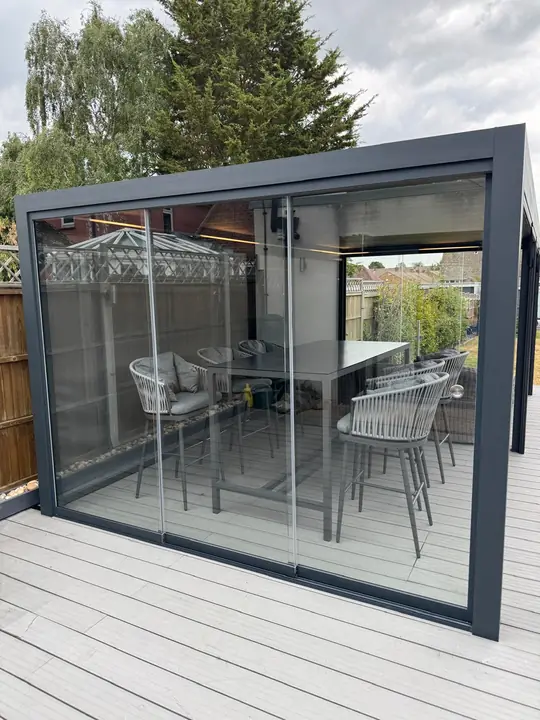 Morvelle pergola installed by Eden Grove, Sittingbourne