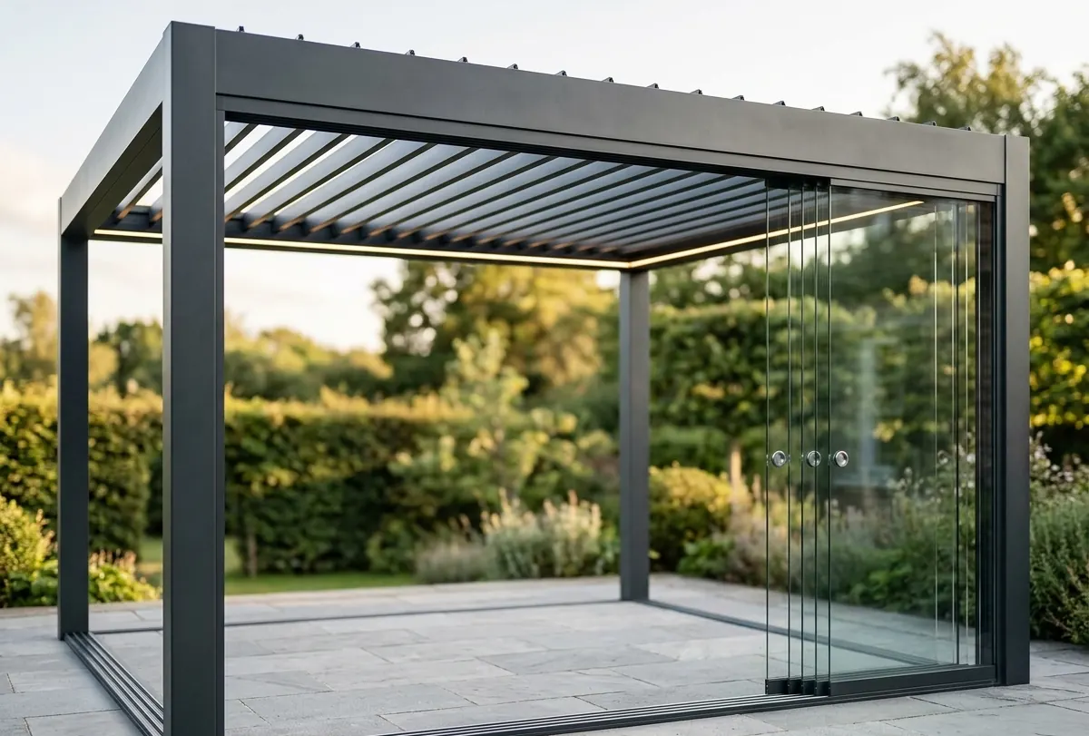 Glass sliding door